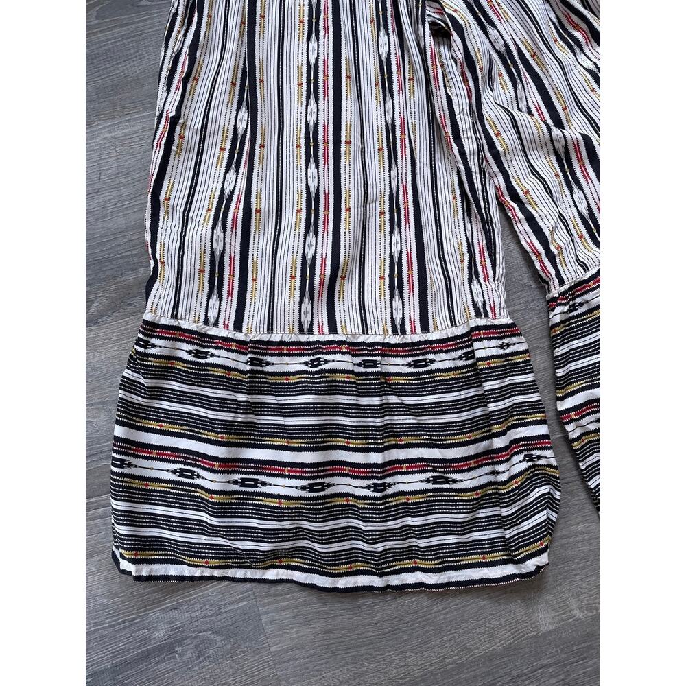 MAEVE by Anthropologie Zamirah Pants Smocked Sz LP Boho Printed Wide-Leg - Picture 4 of 8